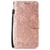 Mobigear Flowers Housse Huawei P40 Etui Porte-Monnaie - Rose doré