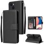 Mobigear Wallet Housse iPhone 14 Etui Porte-Monnaie - Noir