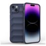 Mobigear Bumpy iPhone 15 Plus TPU souple Coque arrière - Bleu foncé