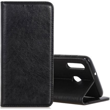Mobigear Classic Elegance Samsung Galaxy A40 Étui Portefeuille - Noir