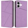 Mobigear Frosted Flip iPhone 17 Étui Portefeuille - Violet