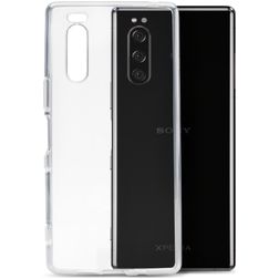 Mobilize Gelly Coque Transparente Sony Xperia 5 Coque arrière en TPU Souple - Transparent
