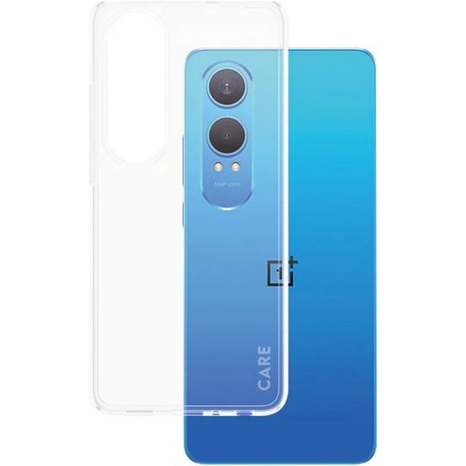 CARE by PanzerGlass Fashionable Coque Transparente OnePlus Nord CE 4 Lite Coque arrière en Silicone - Transparent