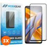 Mobigear Premium POCO M5s Verre trempé Protection d'écran - Compatible Coque - Noir (Lot de 3)