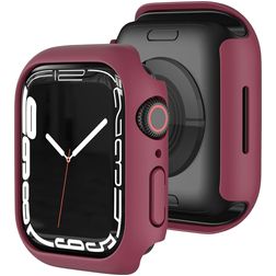 Mobigear Colors Coque Apple Watch - 41 mm Thin Coque Rigide - Bordeaux