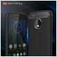 Mobigear Brushed Slim Coque Motorola Moto G5 Plus Coque arrière en TPU Souple - Noir