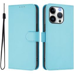 Mobigear Urban Wallet Housse iPhone 16 Pro Etui Porte-Monnaie - Bleu