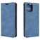 Mobigear Retro Slim Housse iPhone 12 Pro Etui Porte-Monnaie - Bleu