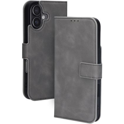 Mobiparts Classic Wallet iPhone 17 MagSafe Étui - Granite Grey