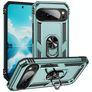 Mobigear Armor Ring Coque Google Pixel 10 Pro XL Coque arrière Rigide Anti-Chocs avec Anneau-Support - Vert