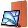 Mobigear Tri-Fold Gel Coque iPad Air 11 Pouces (2026) Etui en TPU,Similicuir + Porte-crayon - Orange