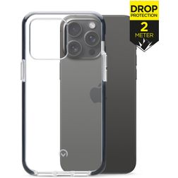 Mobilize Shatterproof Coque iPhone 15 Pro Max Coque arrière Rigide Anti-Chocs - Transparent / Noir