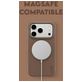 CARE by PanzerGlass Fashionable Coque iPhone 17 Pro MagSafe Coque arrière en Silicone - Espresso