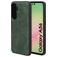 Mobiparts Classic Coque Samsung Galaxy A56 MagSafe Coque arrière en TPU,Similicuir - Emerald Green