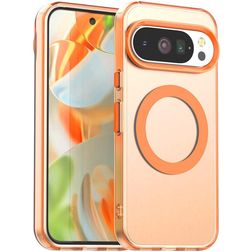 Mobigear Shockproof Coque Google Pixel 10 MagSafe Coque arrière Rigide - Orange