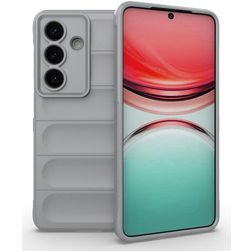 Mobigear Bumpy Coque Samsung Galaxy S26 Coque arrière en TPU Souple - Gris