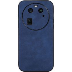 Mobigear Fabric Coque OPPO Find X6 Coque arrière Rigide - Bleu