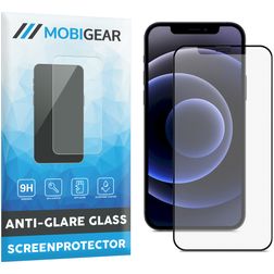 Mobigear Premium iPhone 12 Pro Verre trempé Protection d'écran Anti-reflet - Compatible coque - Noir