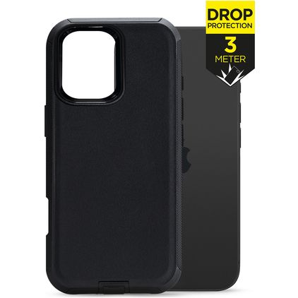 Mobilize Defender iPhone 17 Plastique rigide Coque arrière Antichoc - Noir