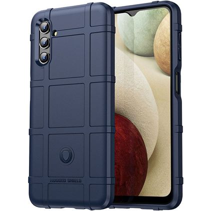Mobigear Rugged Shield Coque Samsung Galaxy A13 5G Coque arrière en TPU Souple Anti-Chocs - Bleu