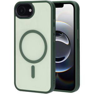 Mobiparts Hardcover Coque iPhone 16e MagSafe Coque arrière Rigide - Satin Green