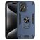 Mobigear Armor Ring Coque Motorola Moto G54 Coque arrière Rigide Anti-Chocs avec Anneau-Support - Bleu