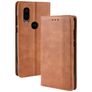 Mobigear Sensation Motorola One Vision Étui Portefeuille - Cognac