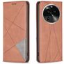 Mobigear Rhombus Slim Housse OPPO Find X6 Pro Etui - Marron