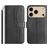 Mobigear S Line Housse iPhone 17 Pro Max Etui Porte-Monnaie - Noir