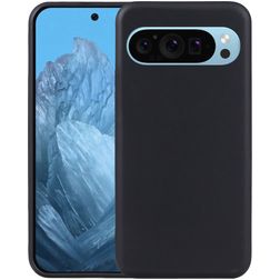 Mobigear Basics Coque Google Pixel 9 Pro XL Coque arrière en TPU Souple - Noir