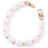 Mobigear Pebble Cordon de téléphone universel réglable Plastique rigide - Milky White