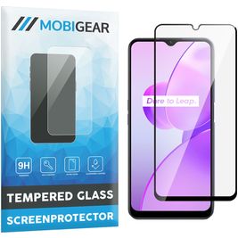 Mobigear Premium Realme C31 Verre trempé Protection d'écran - Compatible Coque - Noir