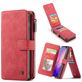 Caseme 007 Housse Samsung Galaxy S10 Plus Etui avec Coque Détachable Porte-Monnaie - Rouge