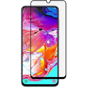 Mobigear Premium Samsung Galaxy A70 Verre trempé Protection d'écran - Compatible Coque - Noir