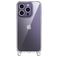 Mobigear Bungy iPhone 15 Pro Plastique rigide Coque arrière - Argent