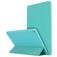 Mobigear Tri-Fold Gel Coque iPad 7 (2019) Etui en TPU,Similicuir - Turquoise