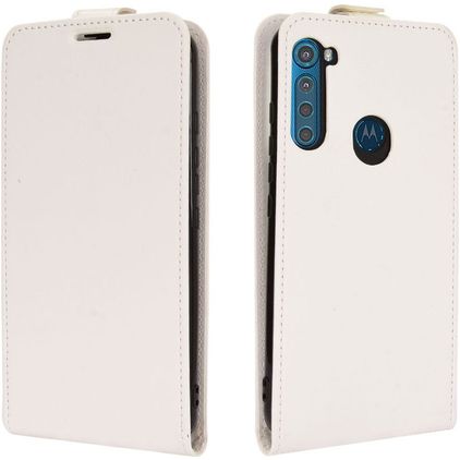 Mobigear Motorola One Fusion Plus Étui à rabat - Blanc