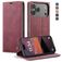 CaseMe 013 Housse iPhone 17 Pro Max Etui Porte-Monnaie - Rouge