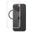 CARE by PanzerGlass Urban Combat iPhone 16 Pro MagSafe Plastique rigide Coque arrière - Transparent / Noir