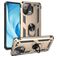 Mobigear Armor Ring Xiaomi Mi 11 Lite Plastique rigide Coque arrière Antichoc avec bague de maintien - Or