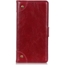 Mobigear Ranch Housse HONOR 8S Etui Porte-Monnaie - Bordeaux