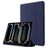Mobigear Tri-Fold Gel Coque iPad Pro 13 Pouces (2025) Etui en TPU,Similicuir + Porte-crayon - Dark Blue