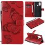 Mobigear Butterfly Housse OPPO A53s Etui Porte-Monnaie - Rouge