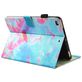 Mobigear Marble Coque iPad 6 (2018) Etui - Bleu / Rose