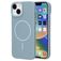 Mobiparts Slim Line Coque iPhone 15 MagSafe Coque arrière Rigide - Sage Green