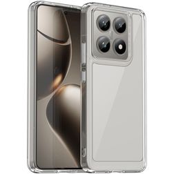 Mobigear Crystal Coque Transparente Xiaomi 14T Coque arrière Rigide - Transparent