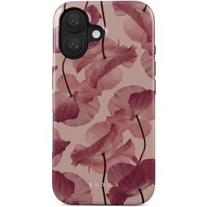 Burga Tough Coque iPhone 16 Coque arrière Rigide Anti-Chocs - Tender Kiss