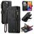 Caseme C30 Housse iPhone 14 Pro Max Etui Porte-Monnaie - Noir