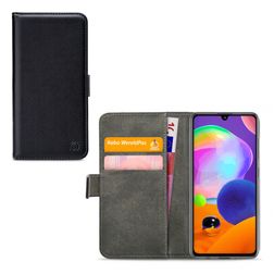 Mobilize Elite Gelly Housse Samsung Galaxy A31 Etui Porte-Monnaie - Noir