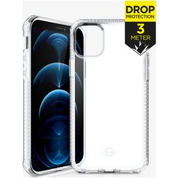 ITSKINS SpectrumClear Transparent iPhone 12 TPU souple Coque arrière Antichoc - Transparent